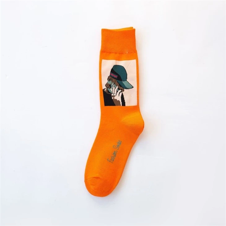 Bulk New Printed Socks Custom Logo For Men And Women