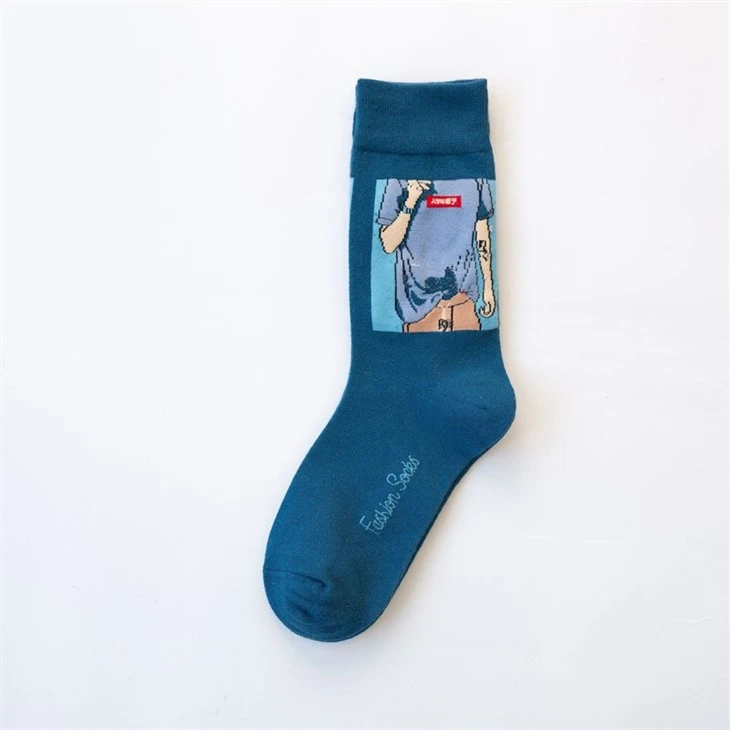 New Printed Socks Custom Logo For Men And Women quotation