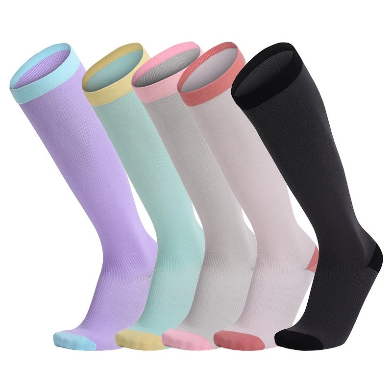 Ready Made Colorful Blood Circulation Compression Socks