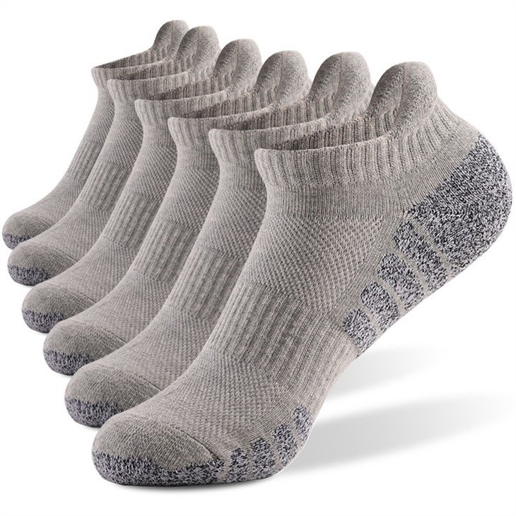 Seamless Anti-Bacterial Crew Gym Sports Socks in stock 04