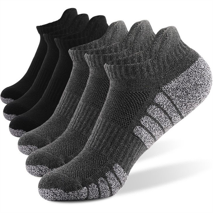 Wholesale Seamless Anti-Bacterial Crew Gym Sports Socks 02