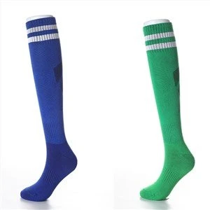 Arch Support Striped Football Socks