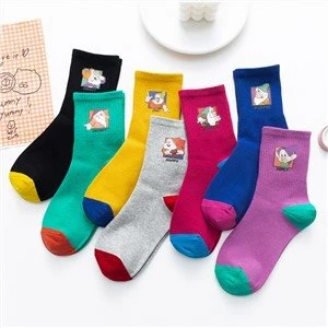 Cotton Socks Printed Logo Customize Unisex