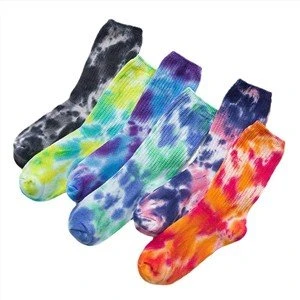 Fashion Women Tie Dye Slouch Socks