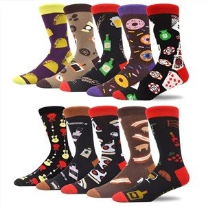 Funny Jacquard Socks Men