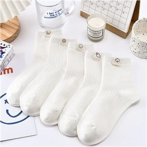 Good Quality Freestyle Sewing Label Socks Log Custom