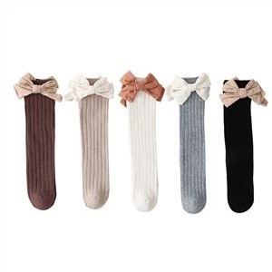 Kid Stockings Custom Thigh High Socks Bow Style