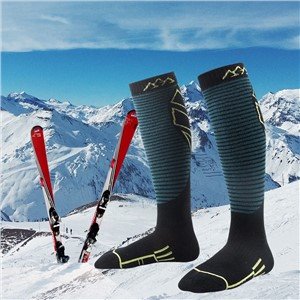 Knee High Heated Alpine Ski Socks