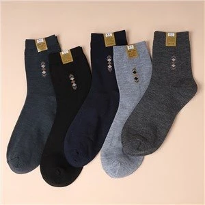 Men Comfortable Durable Crew Work Socks