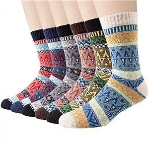 Men's Thick Wool Cotton Socks In Autumn Winter