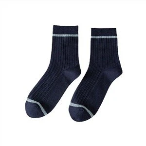 Mens Solid Color Bamboo Socks