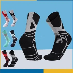 Mid Calf Customize Basketball Socks With Your Logo