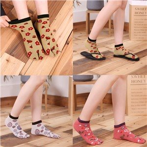 Crew Split Toe Tabi Socks