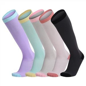 Ready Made Colorful Blood Circulation Compression Socks