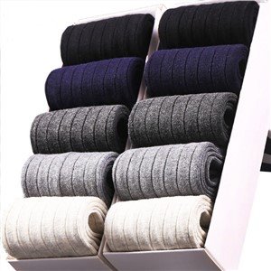 Sweat-absorbent Men Business Socks