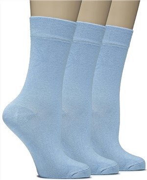 Thin Breathable Bamboo Crew Business Socks Black