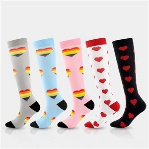 Unisex Cotton Fancy Compression Socks