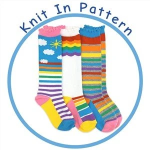 Winter Long Strips Girl Socks