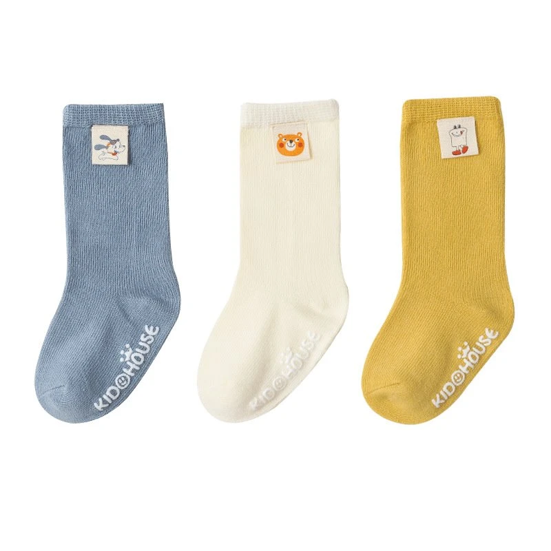 Label Sewing Baby Anti Slip Socks