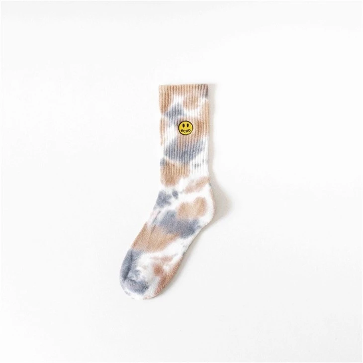 Sport athletic crew size skate socks dye tie in stock 06