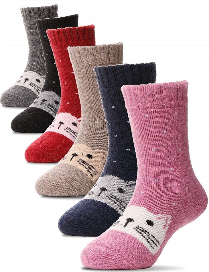 Cat spring girl socks