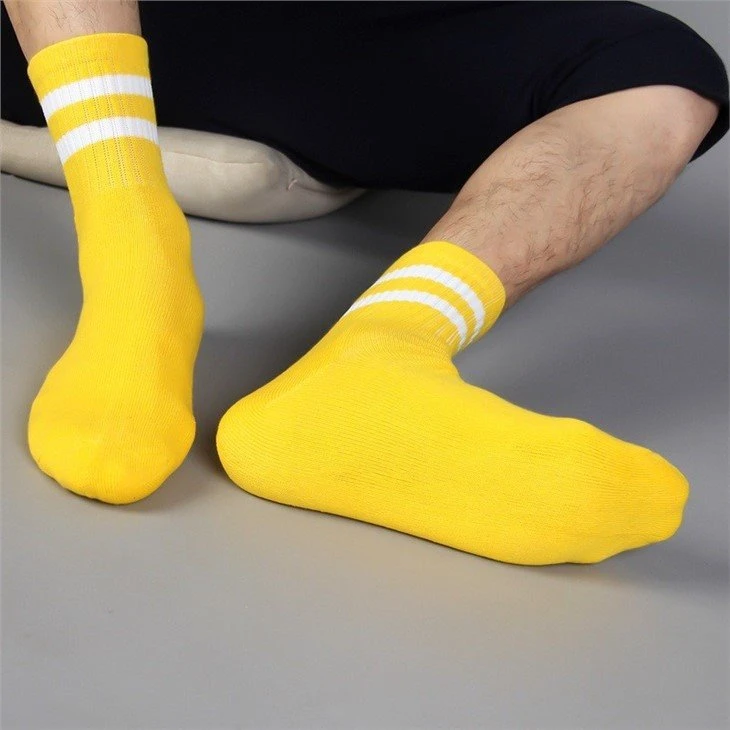 China Stripe Cotton Socks For Men