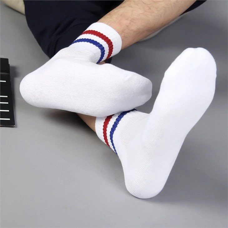 Stripe Cotton Socks For Men factory