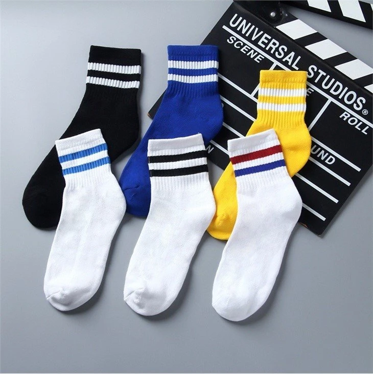 Stripe Cotton Socks For Men in stock