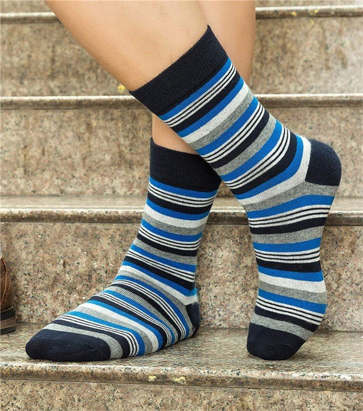 discount+striped pattern men fashion dress socks
