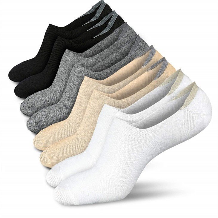 Stripe Toe Crew Socks for Men's