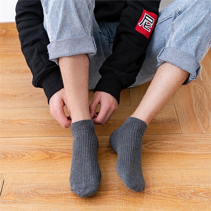 Thin Cotton Men Soft Socks For Business stock