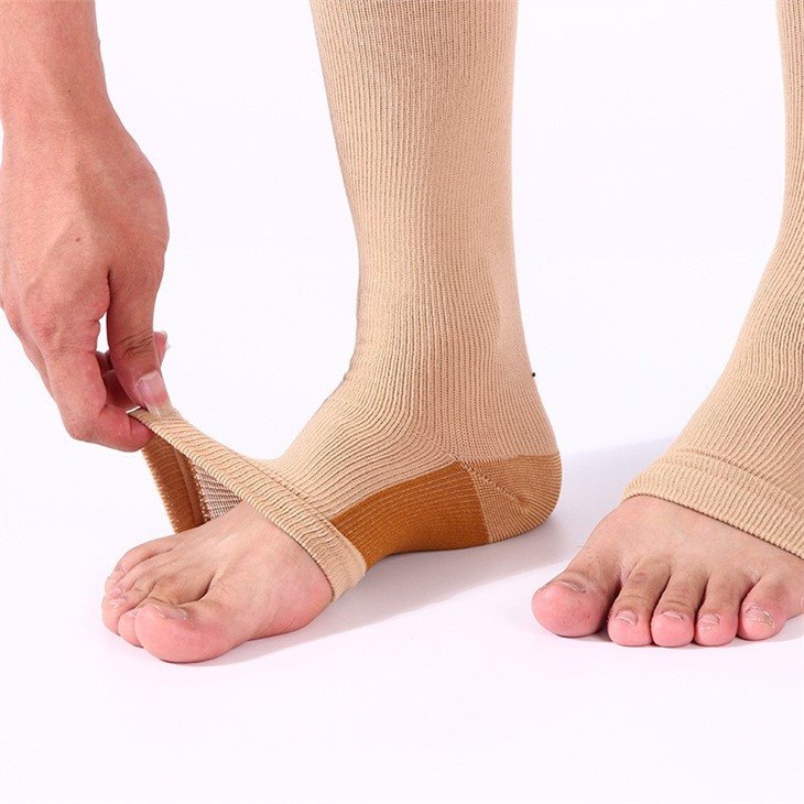 Toeless CottonZipper Compression Socks China