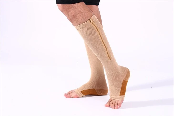 Toeless CottonZipper Compression Socks price