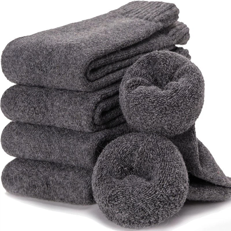 Warm Winter Wool Socks For Men