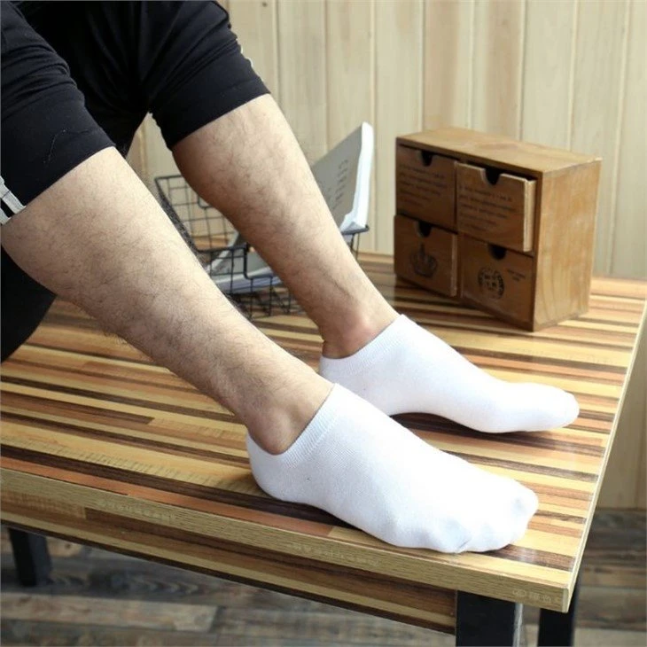 China+100 cotton men crew size work socks+factory