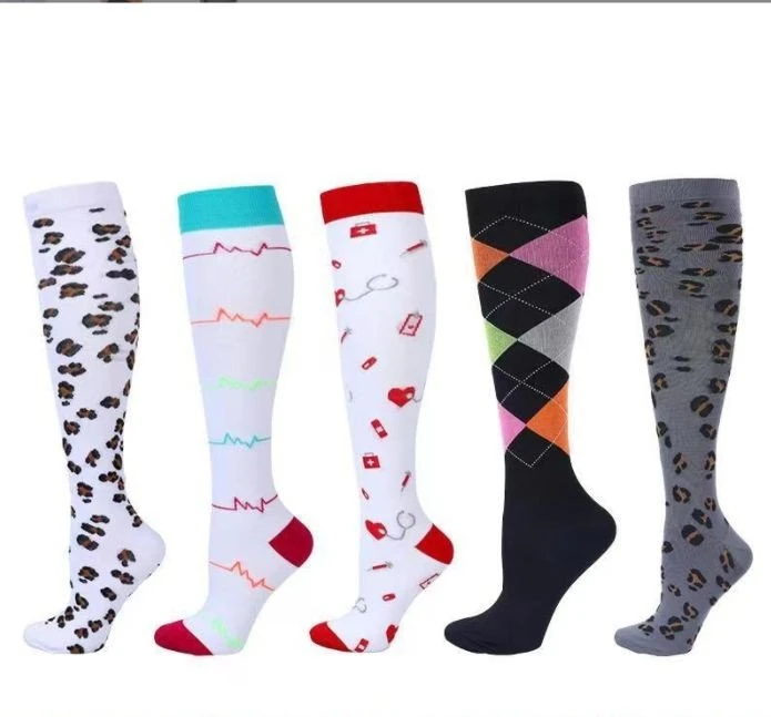 Wholesale 30-40 mmhg compression socks nurse 02