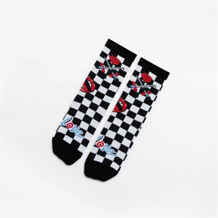 3D sublimation crew socks plus size made in China 05(1)