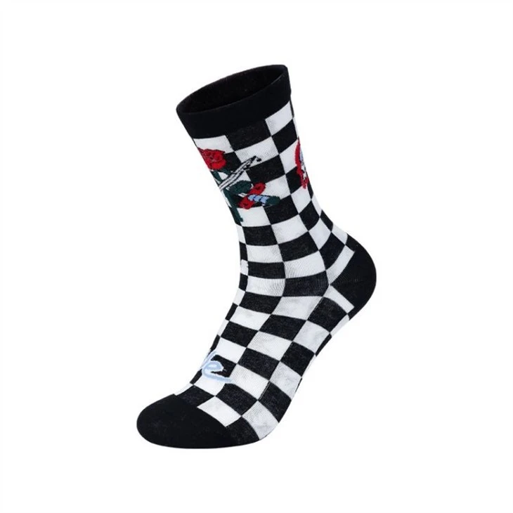 Customized 3D sublimation crew socks plus size 04