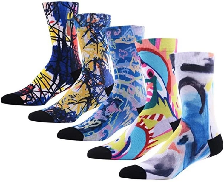3D Sublimation Custom Sock Crew Size Gym Socks