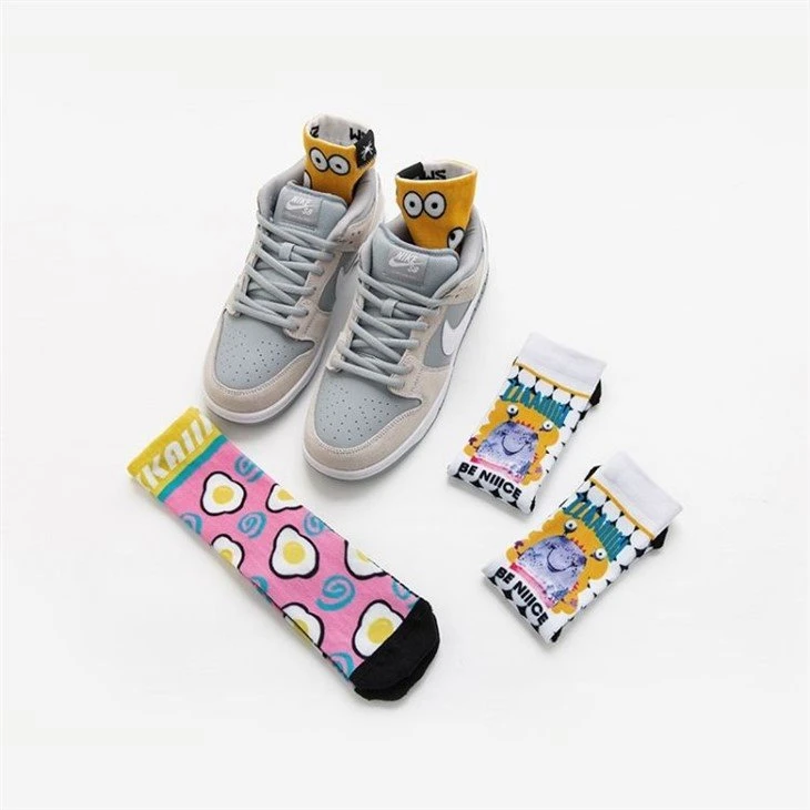 Customized 3D sublimation easter socks 04