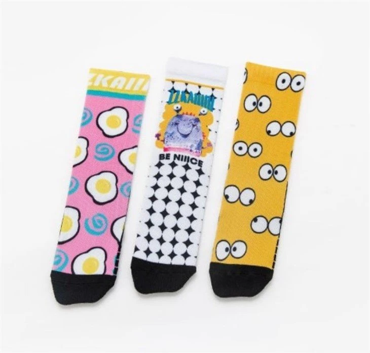 Wholsale 3D sublimation easter socks 02(1)