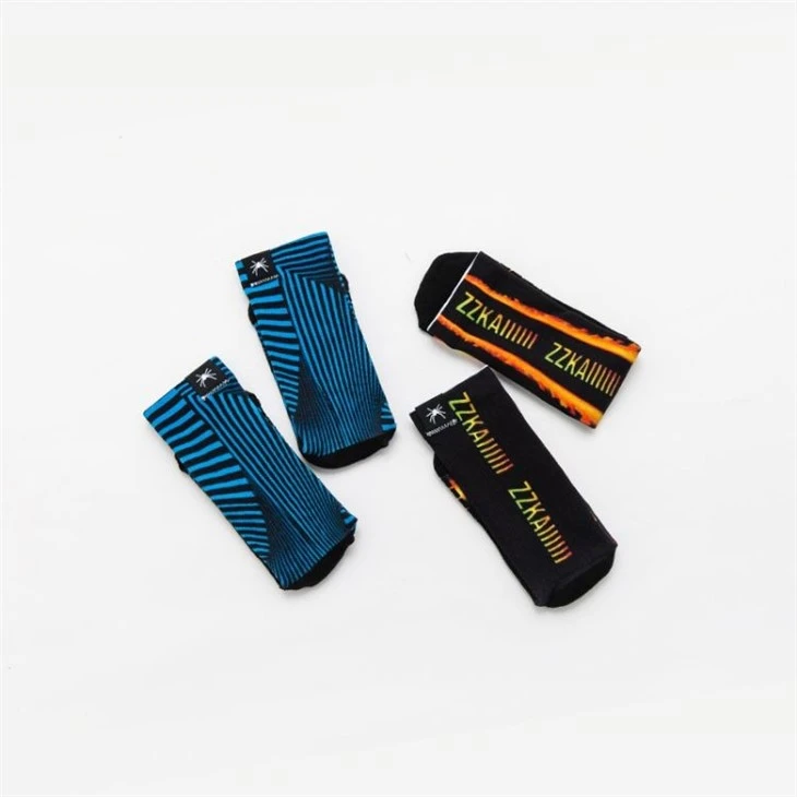 3D sublimation socks long white fashion made in China 05(1)