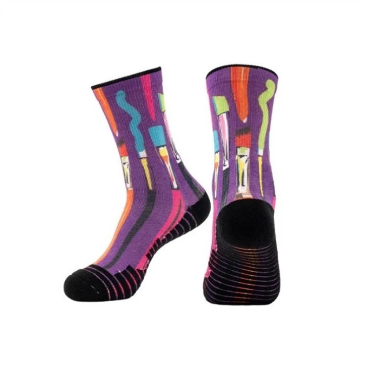 3D sublimation socks print made in China 05(1)
