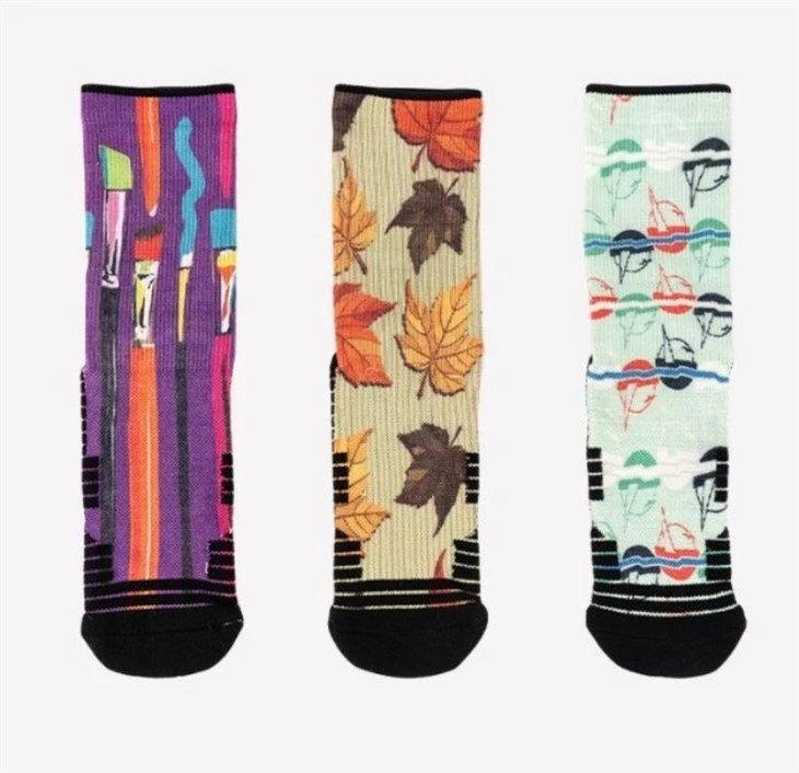 Wholesale 3D sublimation socks print 02(1)
