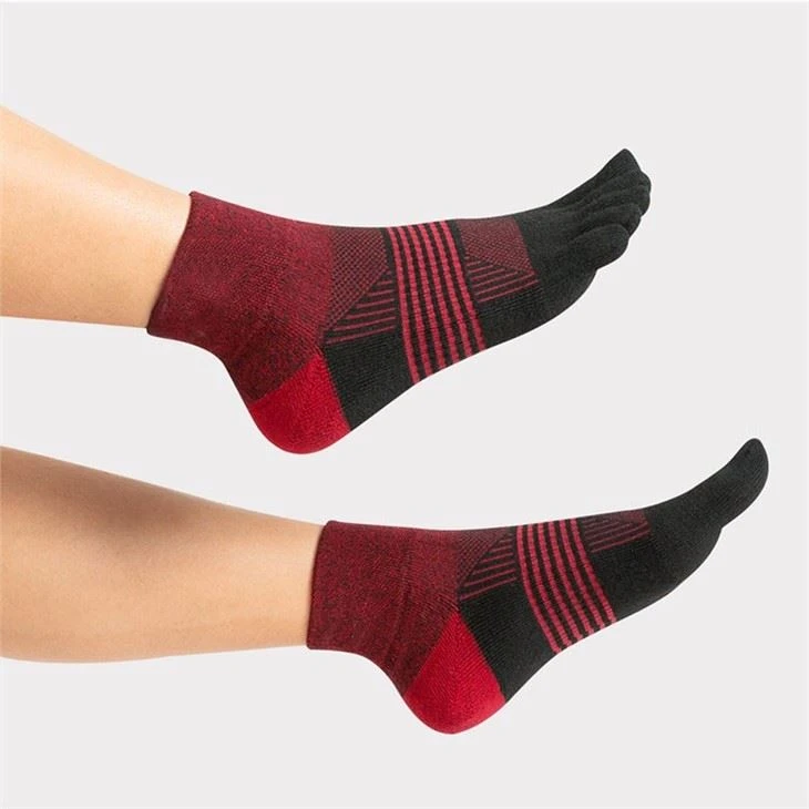 AD02 Five Finger Individual Split Toe Separator Tabi Socks For Running Women Men