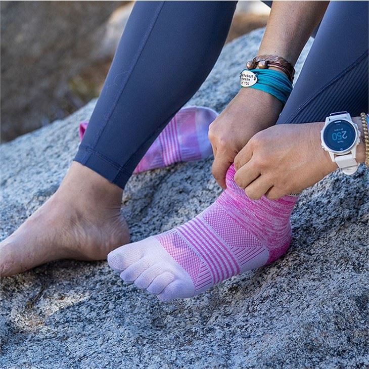 AD02 Five Finger Individual Split Toe Separator Tabi Socks For Running Women Men