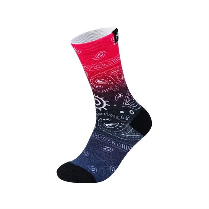 Customized african print socks tube sublimation socks 04(1)