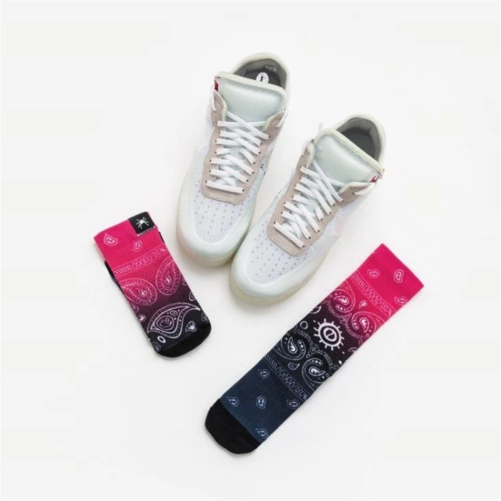 Wholesale african print socks tube sublimation socks 02