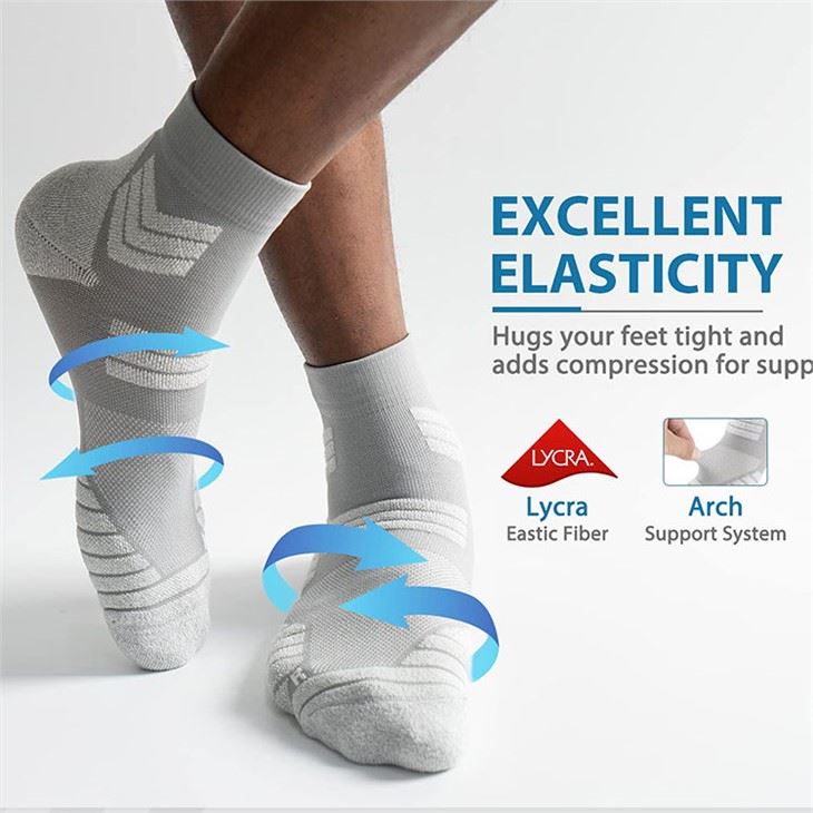 Angle Stripe Compression Running Socks Nurse factory