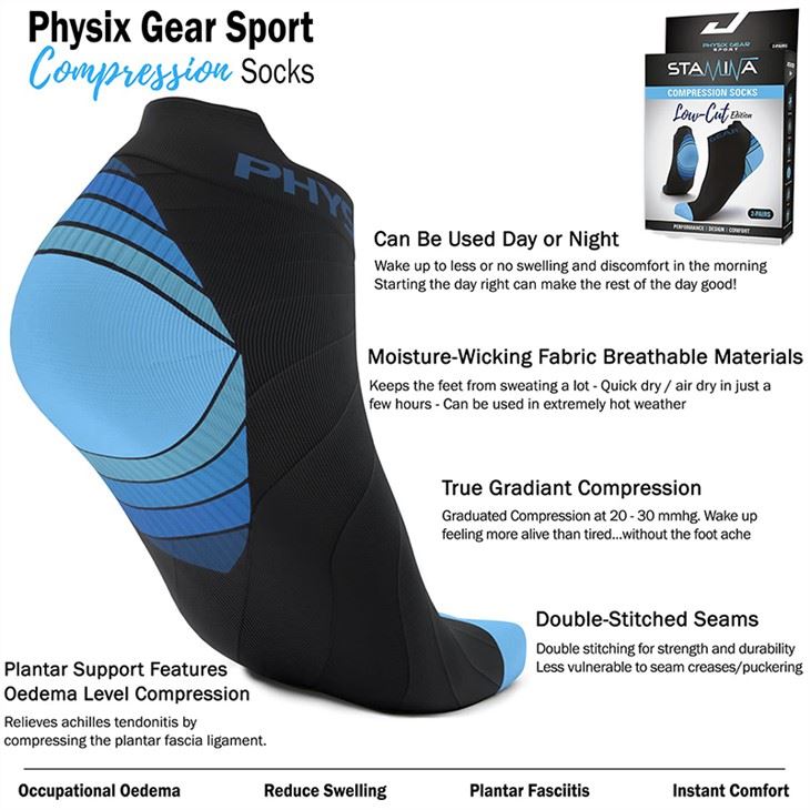 white compression socks nurse factory